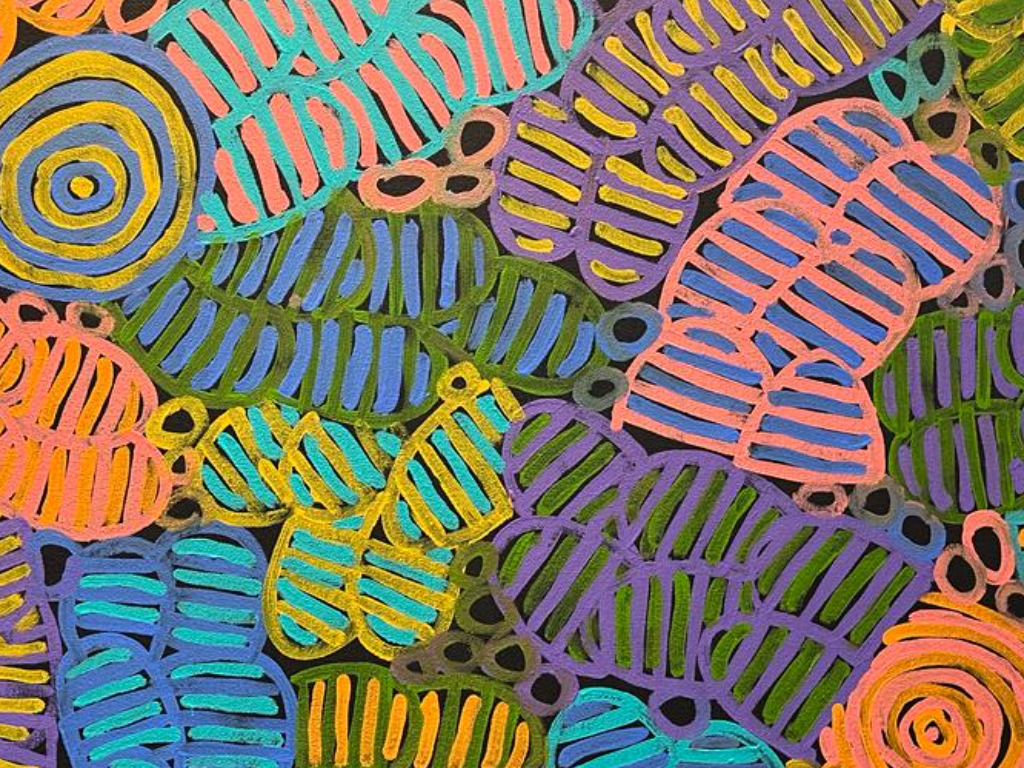 Pintura aborígene da coleção do escritório